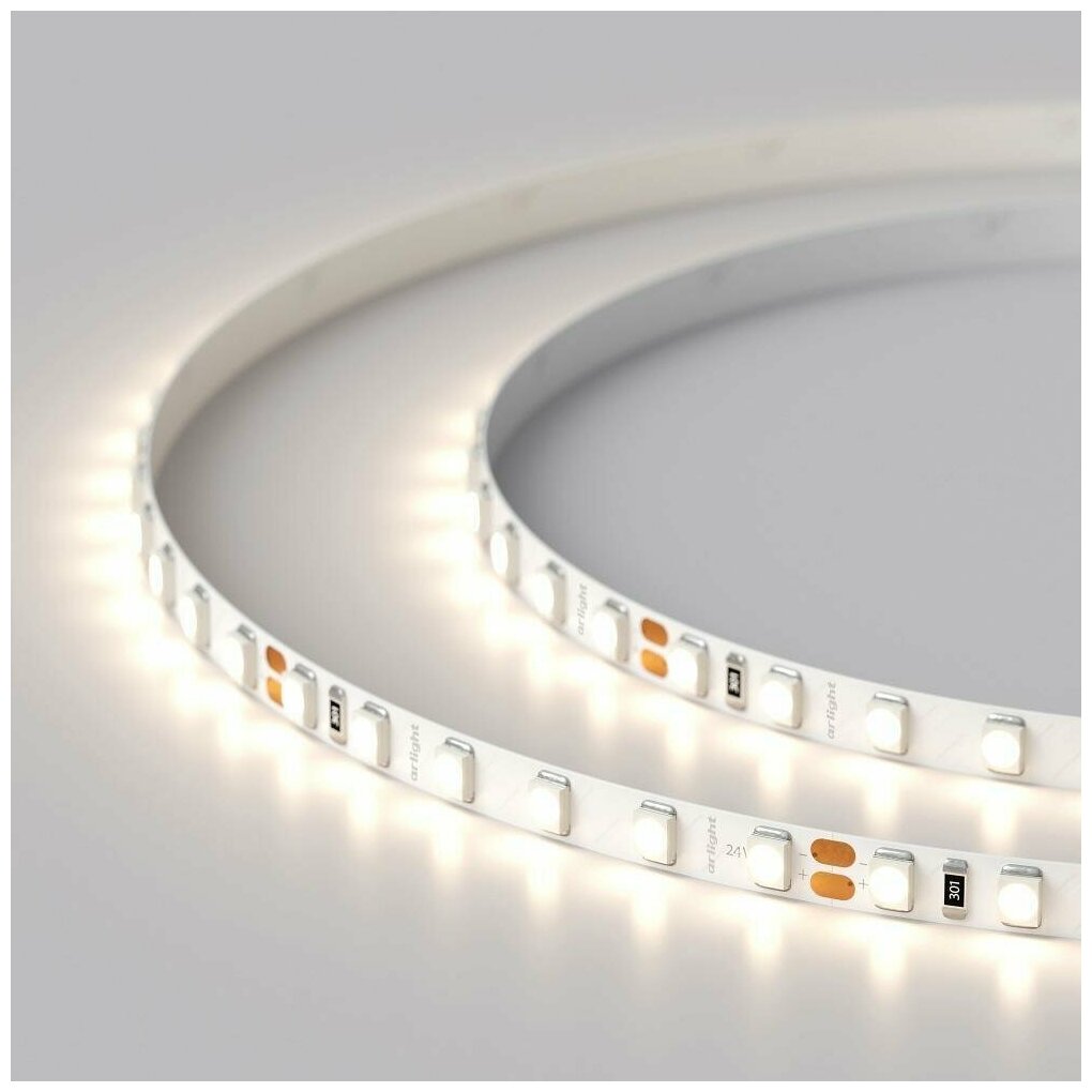 Светодиодная лента Arlight RT 2-5000 12V 4000K 4,8W 60LED/м 8мм IP20