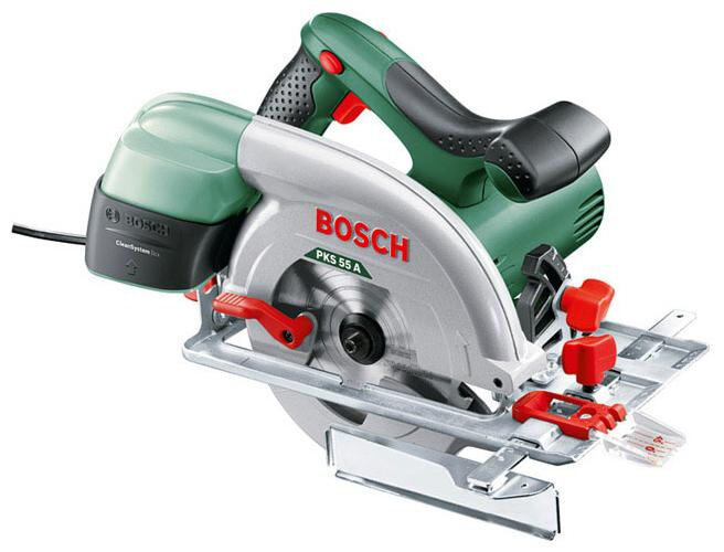 Циркулярная пила (дисковая) Bosch PKS 55 A 1200Вт (ручная) D диска.:160мм (0603501020)