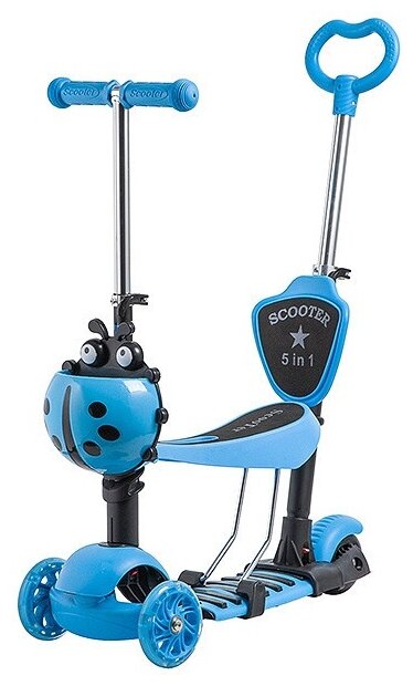 Кикборд детский Novatrack Disco-kids 120SB.DISCOKIDS.9
