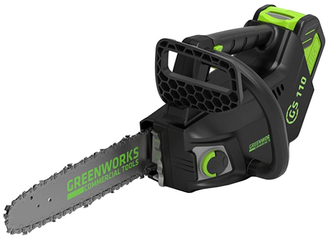 Аккумуляторная пила Greenworks GD40TCS шаг цепи 1/4" 0 0.7 л.с 40 В/4 А·ч