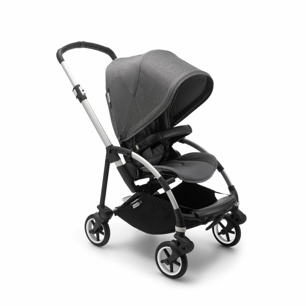 Коляска прогулочная Bugaboo Bee 6 Complete ALU/GREY -GREY MELANGE 500304GM01