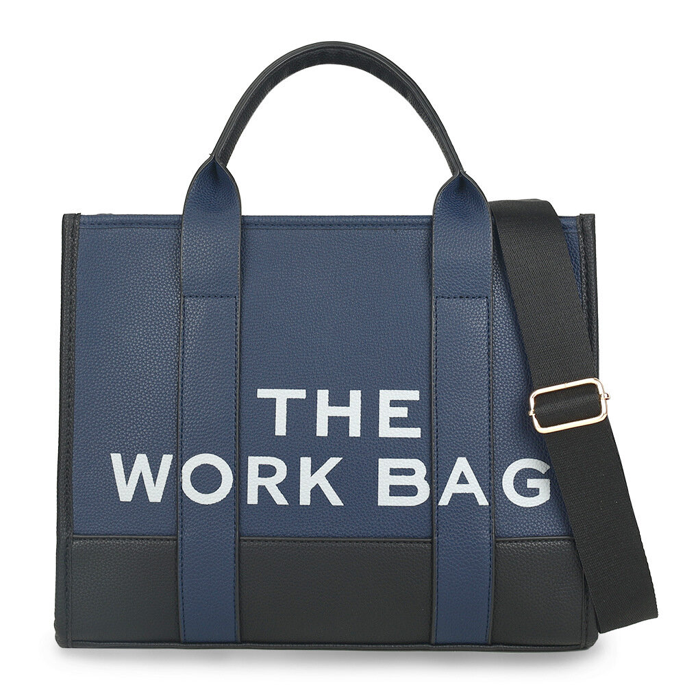 WK Сумка WORK BAG, женская, трансграничная, двухцветная, PU, 33x15x26 см