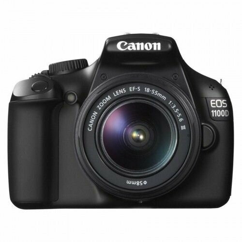 Фотоаппарат Canon EOS 1100D Kit 18-55mm, черный