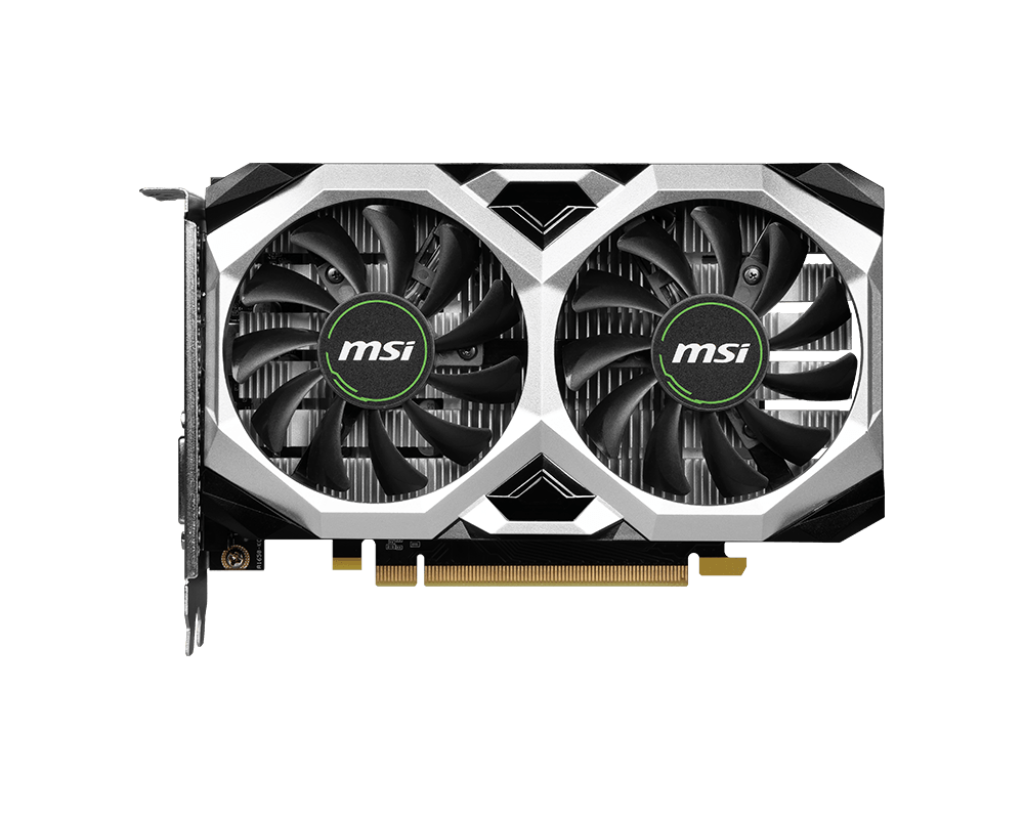 Видеокарта MSI GeForce GTX 1650 D6 VENTUS XS OCV3 (GeForce GTX 1650, 4ГБ GDDR6, DVI, HDMI, DP) (PCI-E) (ret)
