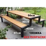 Скамейка Скамья Металлическая Классик С Подлокотниками 2 М - Изображение 8