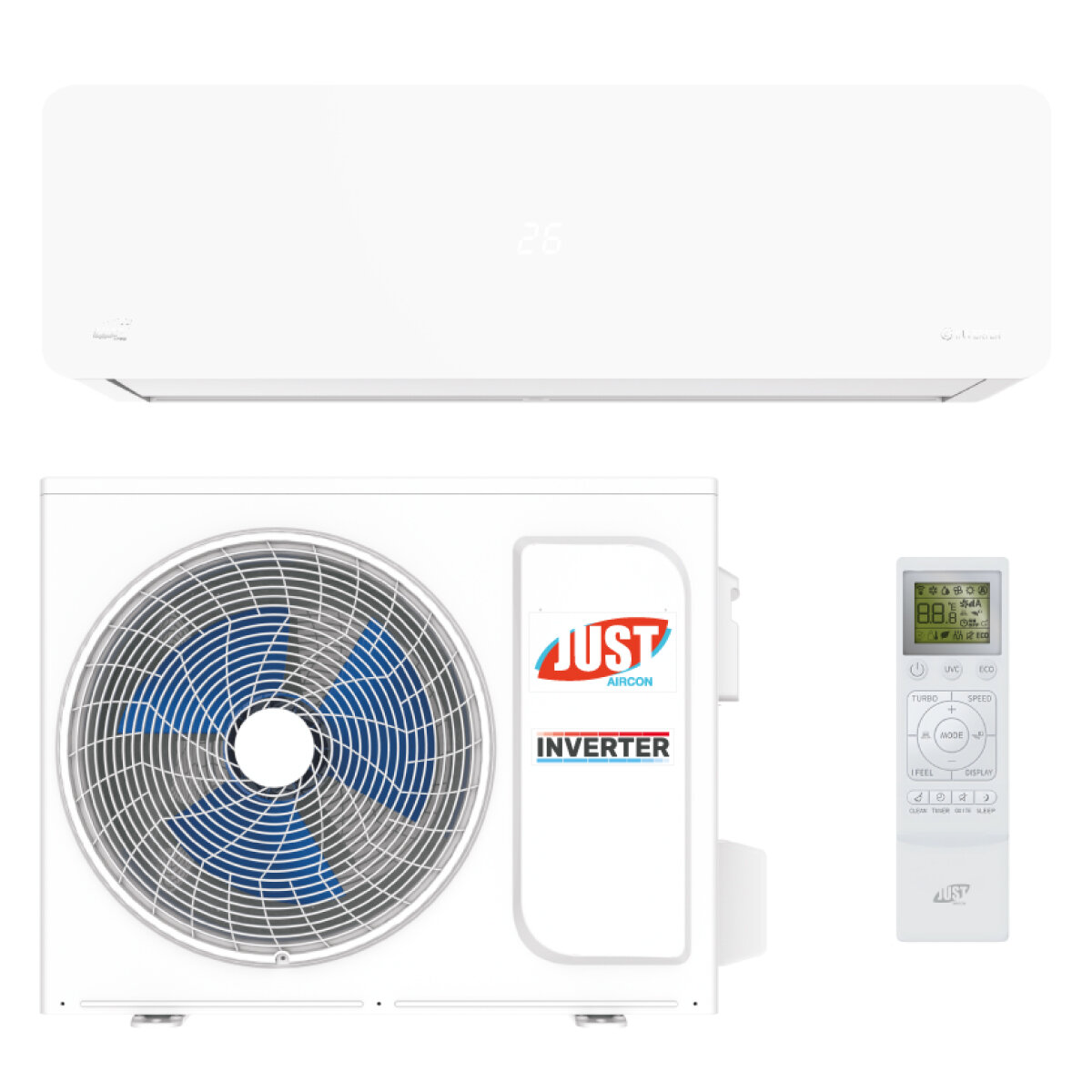 Кондиционер Just AIRCON Blanche inverter JAE-12HPSIA/MB / JAEO-12HPSIA/MB