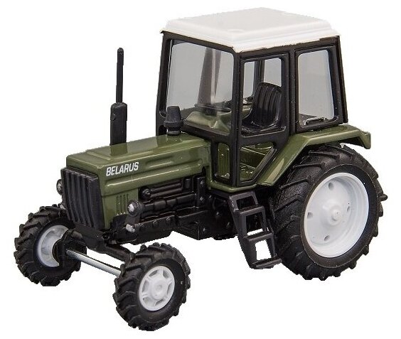 Мир Отечественных Моделей Сувенирная модель Трактора МТЗ-82 Люкс-2 синий 1:43