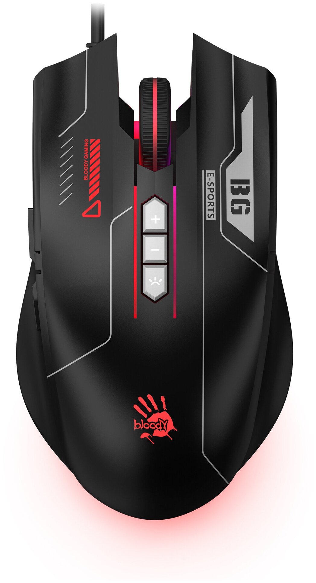 Мышь A4Tech Bloody ES7 черный оптическая (6000dpi) USB (7but)
