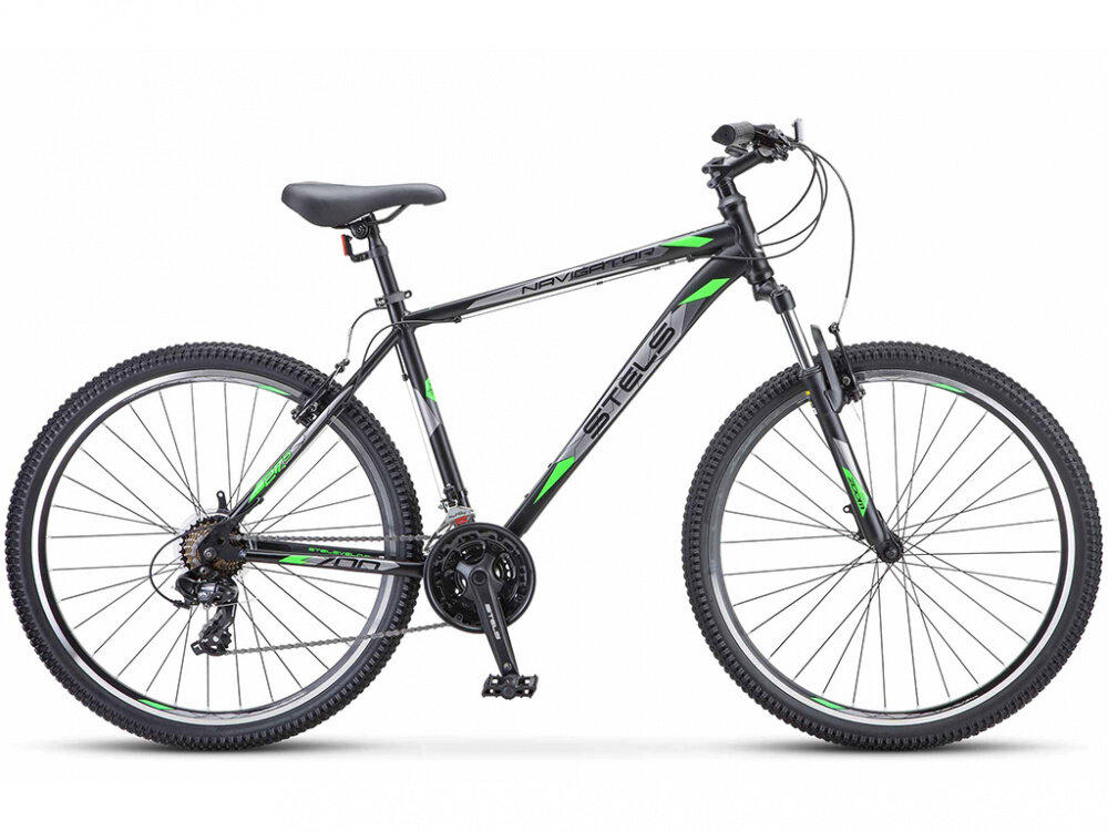 STELS Велосипед Стелс Navigator 700 V 27,5" F020 (рама 21", хаки )