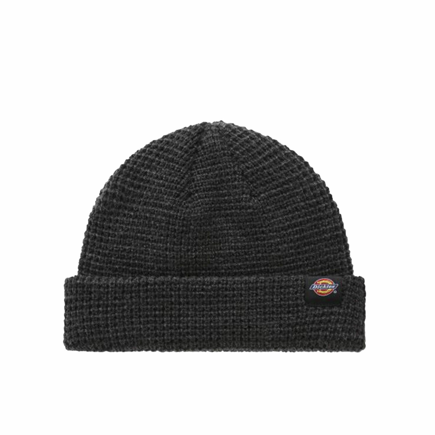 Мужская шапка Dickies WOODWORTH WAFFLE BEANIE, DK0A4XFD, темно-серый, OS (T00)