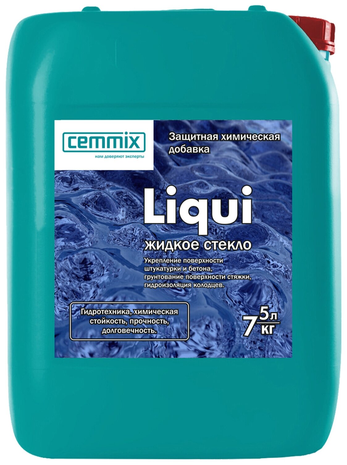 Жидкое стекло Cemmix Liqui, 5 литров