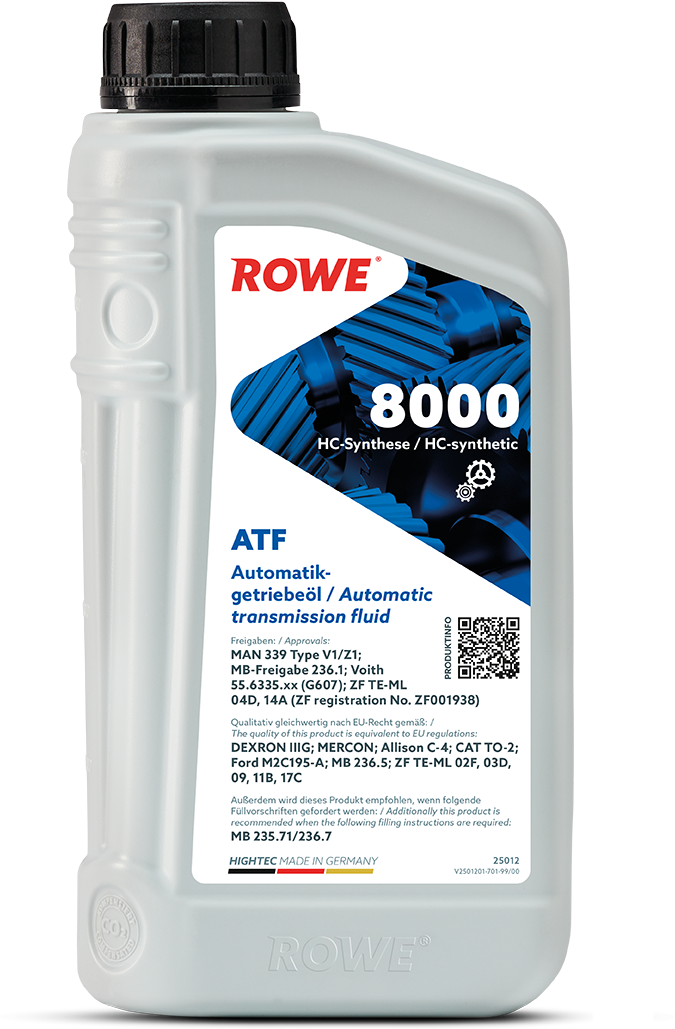 Масло трансмиссионное ROWE ATF 8000 250