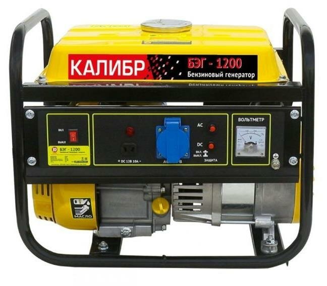 4627112630169 калибр БЭГ-1200 Бензиновый электрогенератор