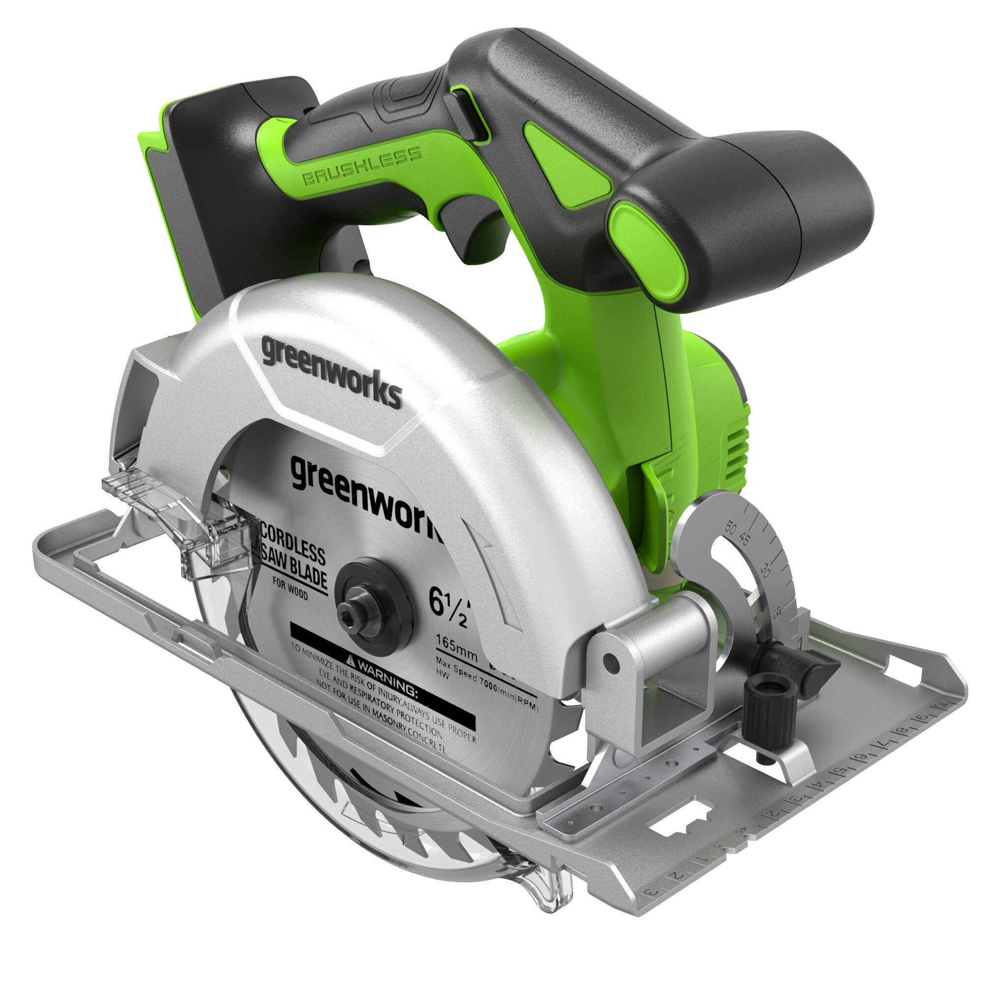 Пила дисковая аккумуляторная GD24CS165 GREENWORKS, 1501607