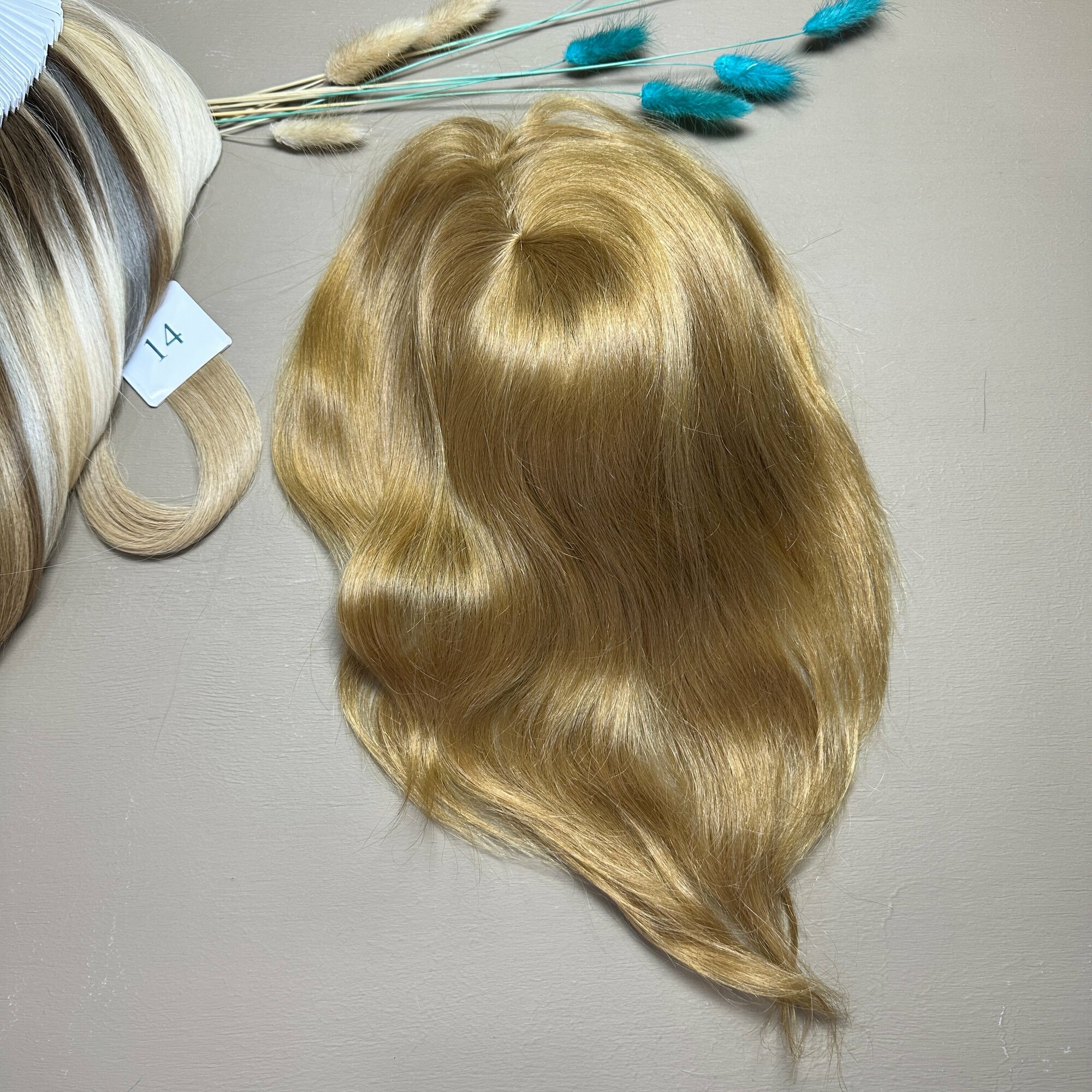 Микросистема теменная из славянских волос Belli Capelli 20 см №4