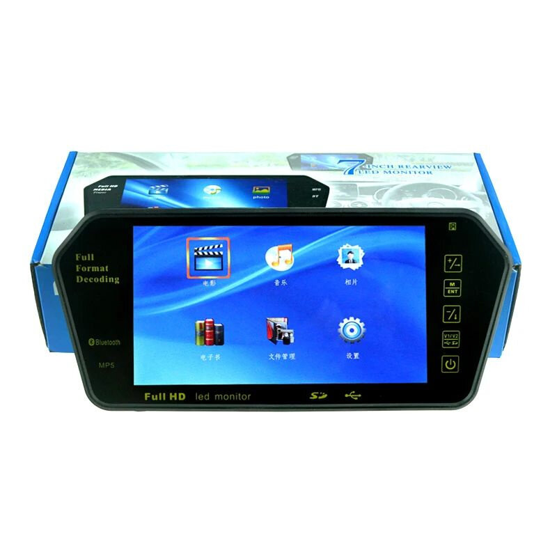 Цветной автомобильный монитор TFT-LCD заднего вида