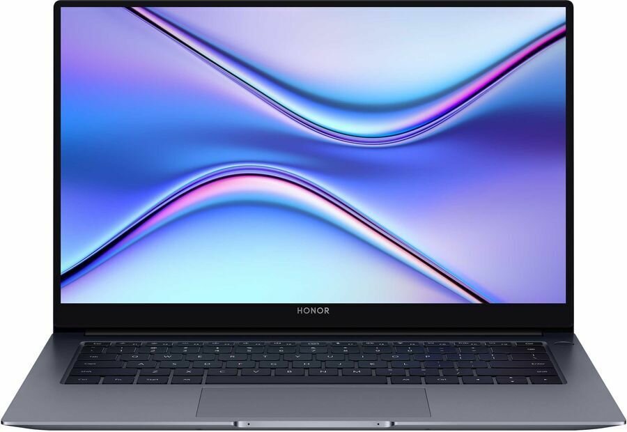 Ноутбук Honor MagicBook X14 14" (1920x1200) IPS, AMD Ryzen 5 7640HS,16GB LPDDR5X, 512GB SSD, AMD Radeon, Без OC, grey (5301AKAU)