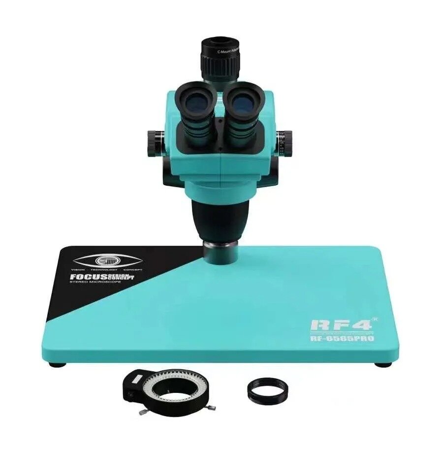 Микроскоп тринокулярный RF4 RF-6565 Pro + подсветка
