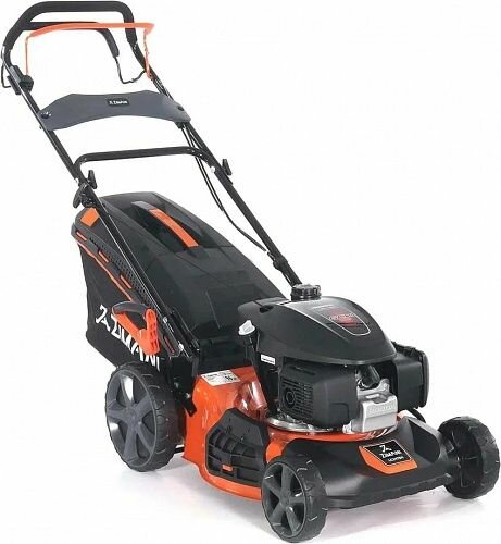 Газонокосилка бензиновая ZimAni LC 251SH Quattro Blade с двигателем HONDA + турбонож