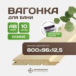 Вагонка "Европрофиль" (ель/сосна), сорт А 12,5х96х4000х10шт. - Изображение 4