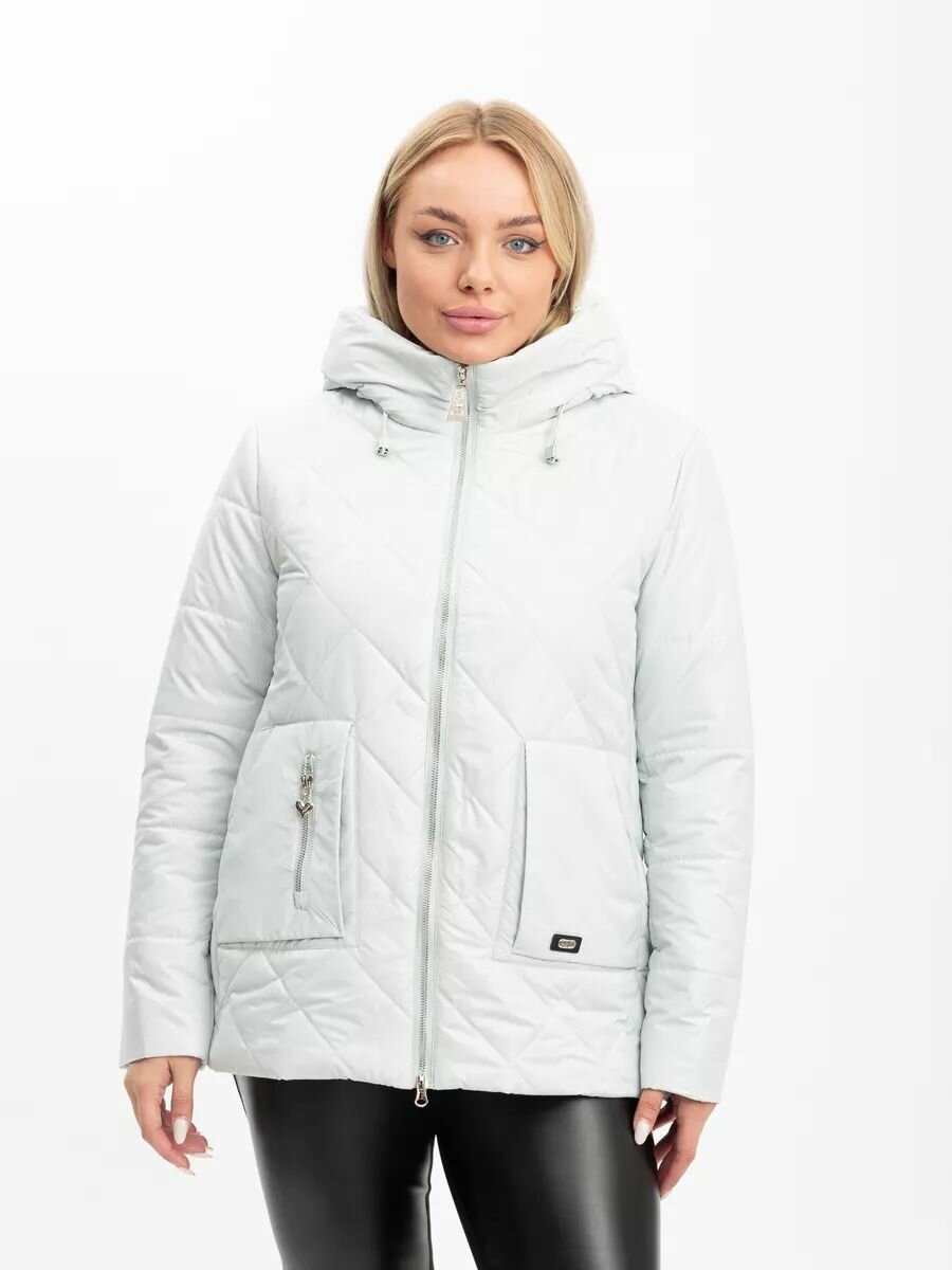 RM shopping Куртка с капюшоном Молочный M