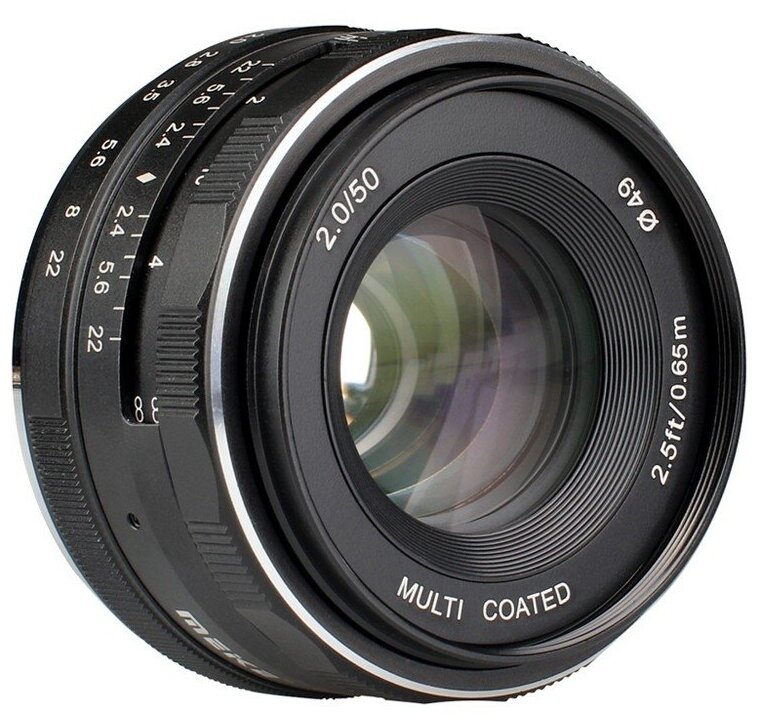 Объектив Meike 50 мм F2.0 для nikon 1