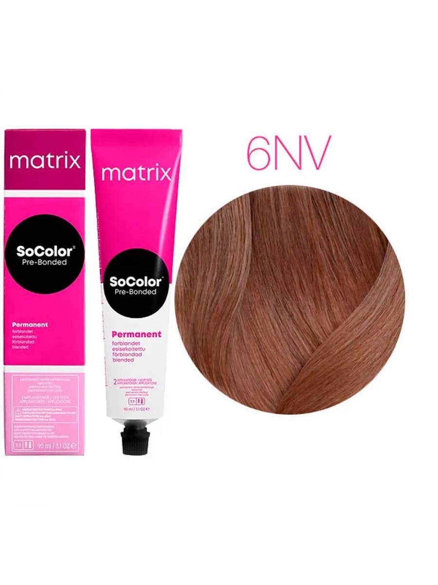 Matrix SoColor 4MA Стойкая краска для волос 90 мл