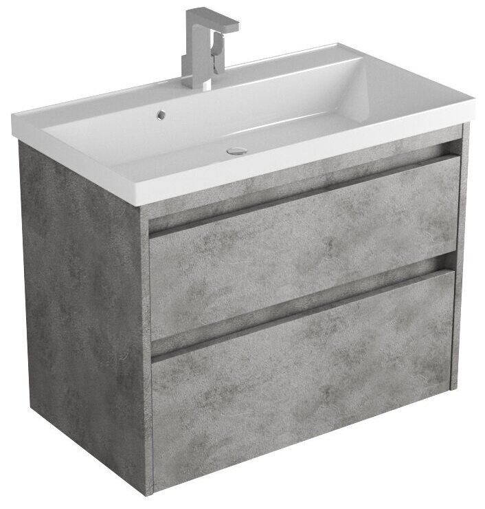 Тумба Veneciana MUSKAT 80 темный камень под ум-к Classic 80