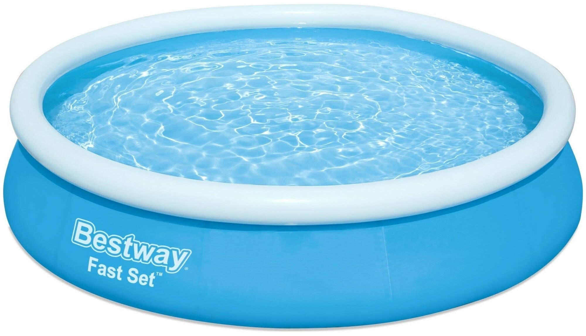 Бассейн надувной Fast Set, 366 х 76 см, фильтр-насос, от 6 лет, 57274 Bestway