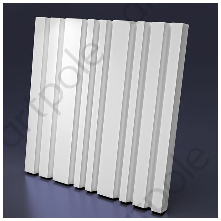 3D стеновая панель из гипса Barcode Big 2 Artpole