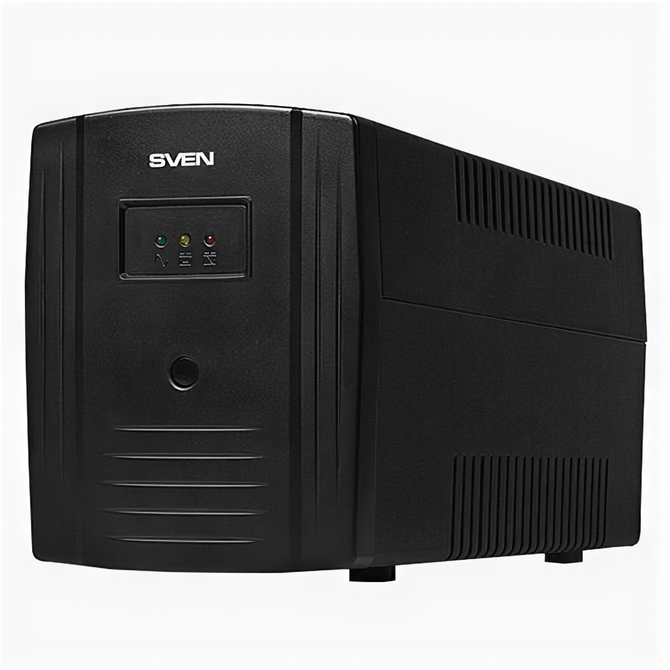 Источник бесперебойного питания SVEN Pro 1000, 1000VA (720W), 3 евророзетки, 2 розетки RJ45, SV-013868