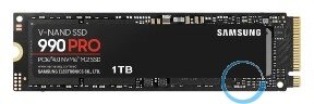Твердотельный накопитель SSD M.2 (PCI-E NVMe 2.0 Gen 4.0 x4) 1Tb Samsung 990 PRO (R7450/W6900MB/s) 1year