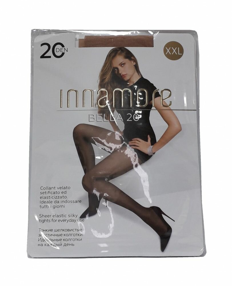 Колготки женские INNAMORE Bella, 20 ден, XXL capuccino, 6 размер