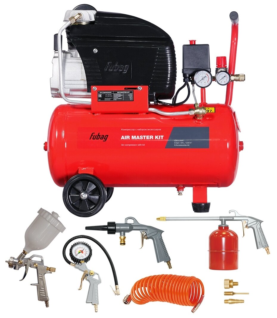 Компрессор масляный Fubag Air Master Kit, 1.5 кВт
