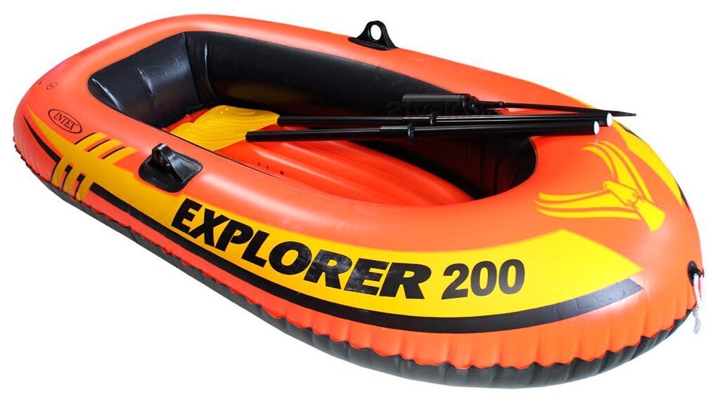 Гребная Надувная лодка Intex Explorer-200 Set (58331)