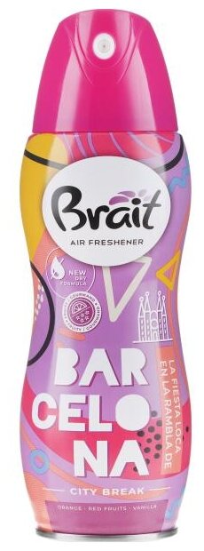 Brait аэрозоль City Break, Barcelona, 300 мл
