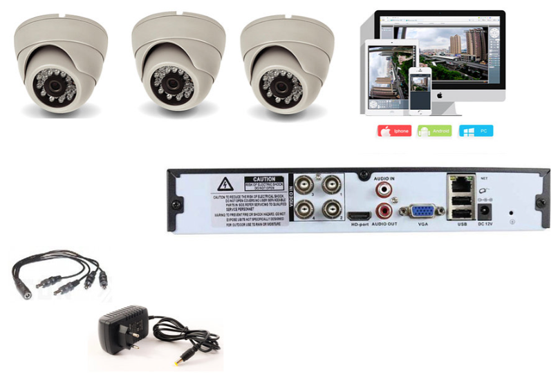 Комплект видеонаблюдения (KIT3AHD300W5MP)
