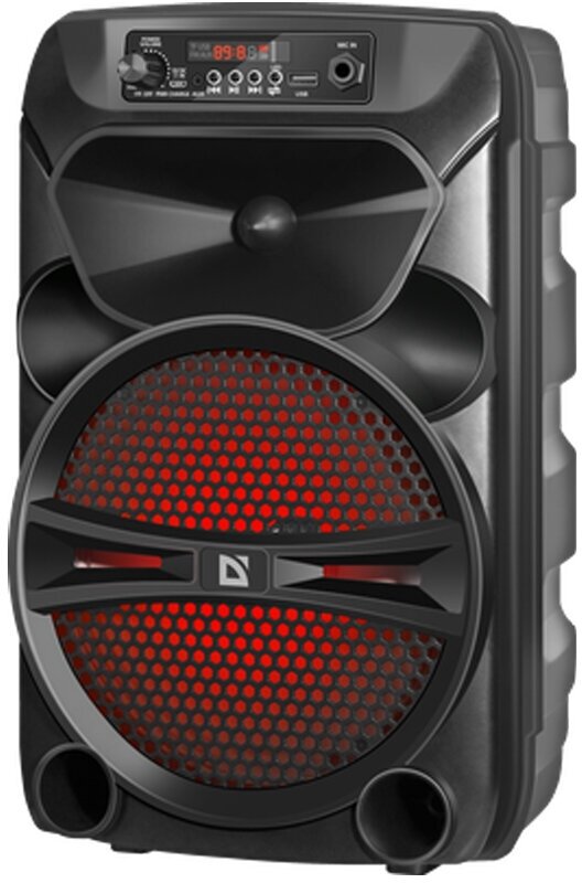 Колонка портативная Defender, G110, Light, Bluetooth, цвет: чёрный