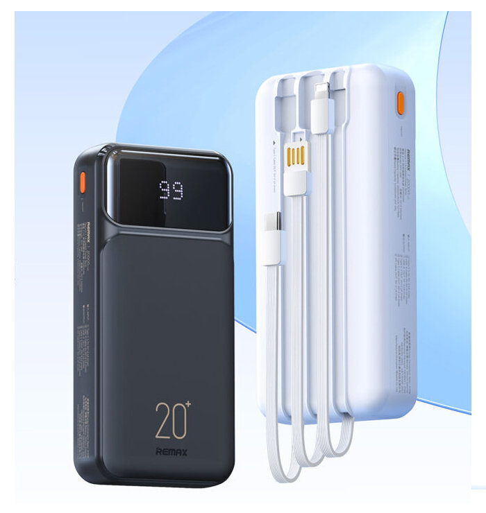 Внешний аккумулятор Power Bank Remax RPP-686 20000mAh Черный