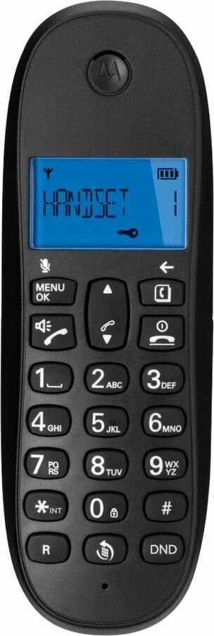 Радиотелефон Motorola C1001СB+, черный [107c1001сb+]
