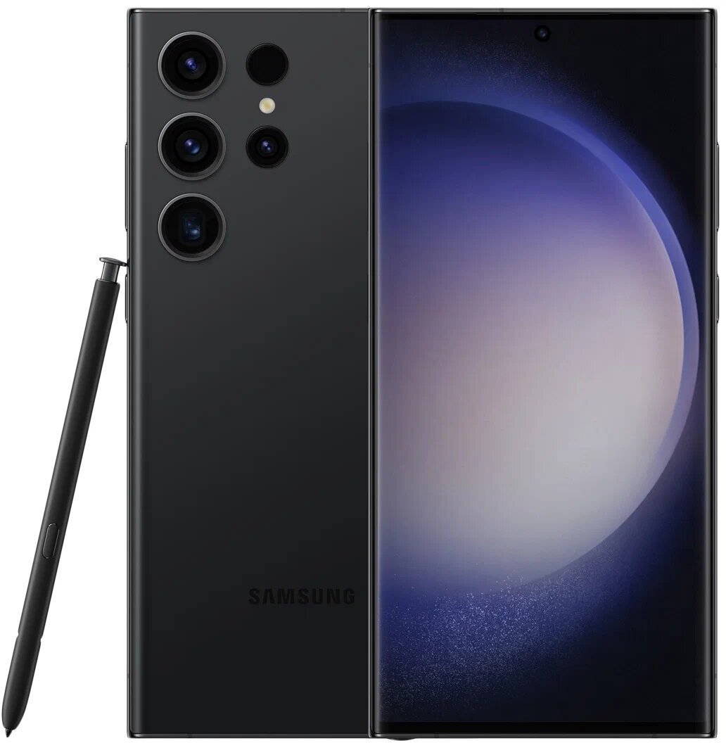 Смартфон Samsung Galaxy S23 Ultra 12/256 Гб, Black (S918B)