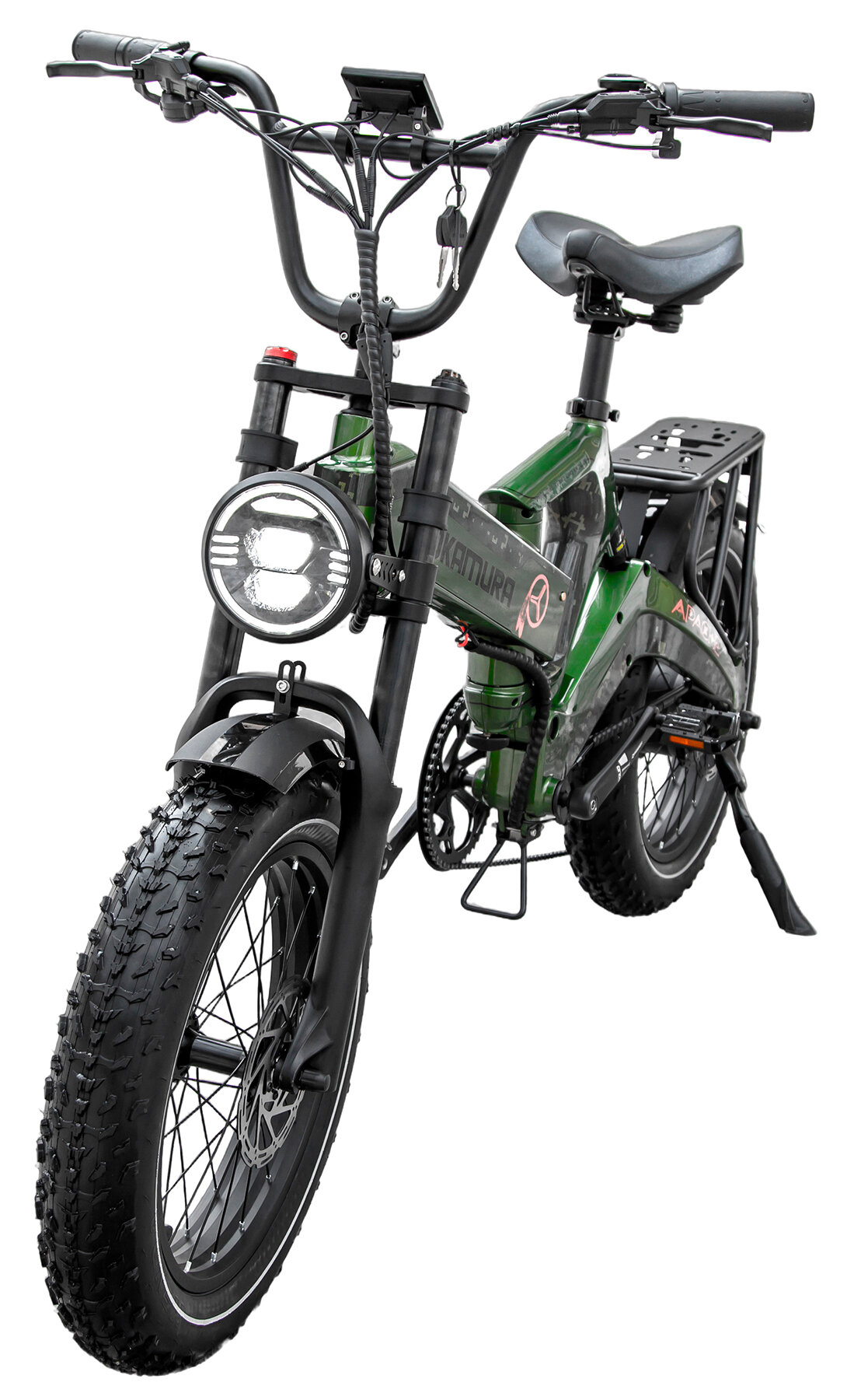 Электровелосипед, стрит Yokamura Apache (48V/20Ah) - Military Khaki