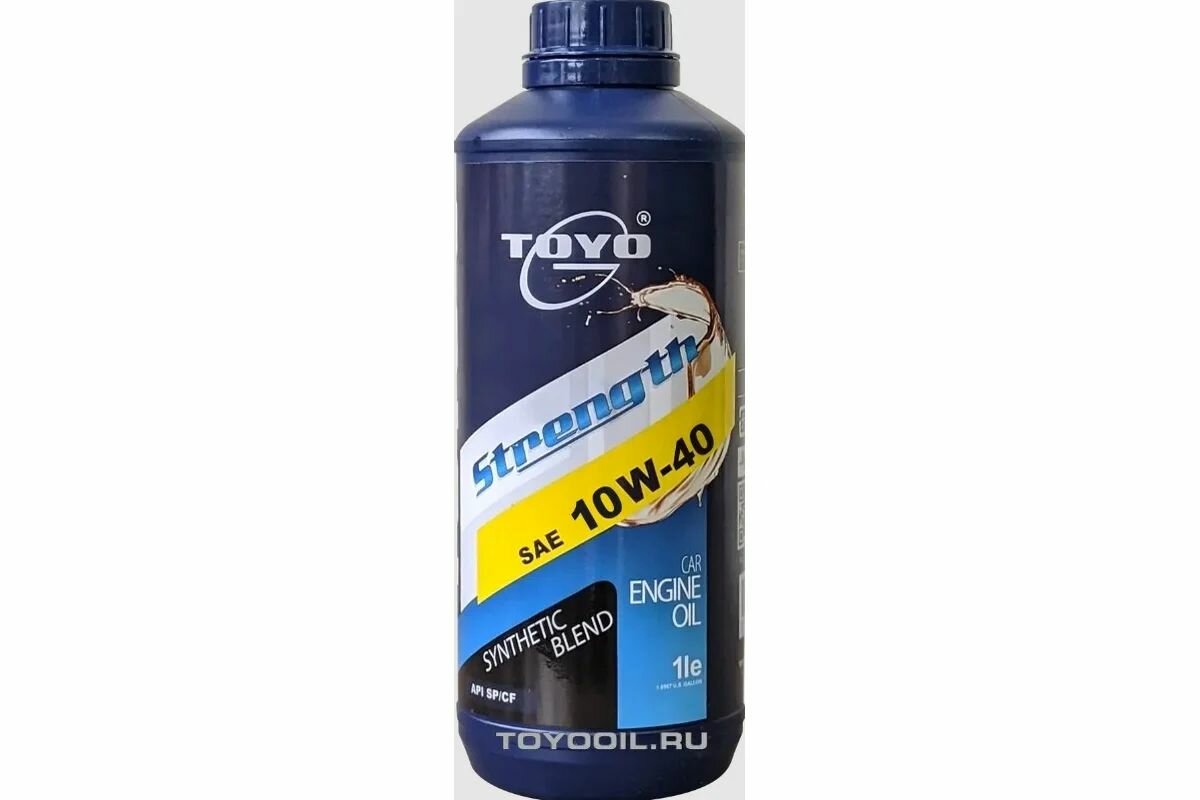 Моторное масло TOYO-G STRENGTH 10W-40 полусинтетика SAE 10W40 API SP/CF 4л 9555131408290