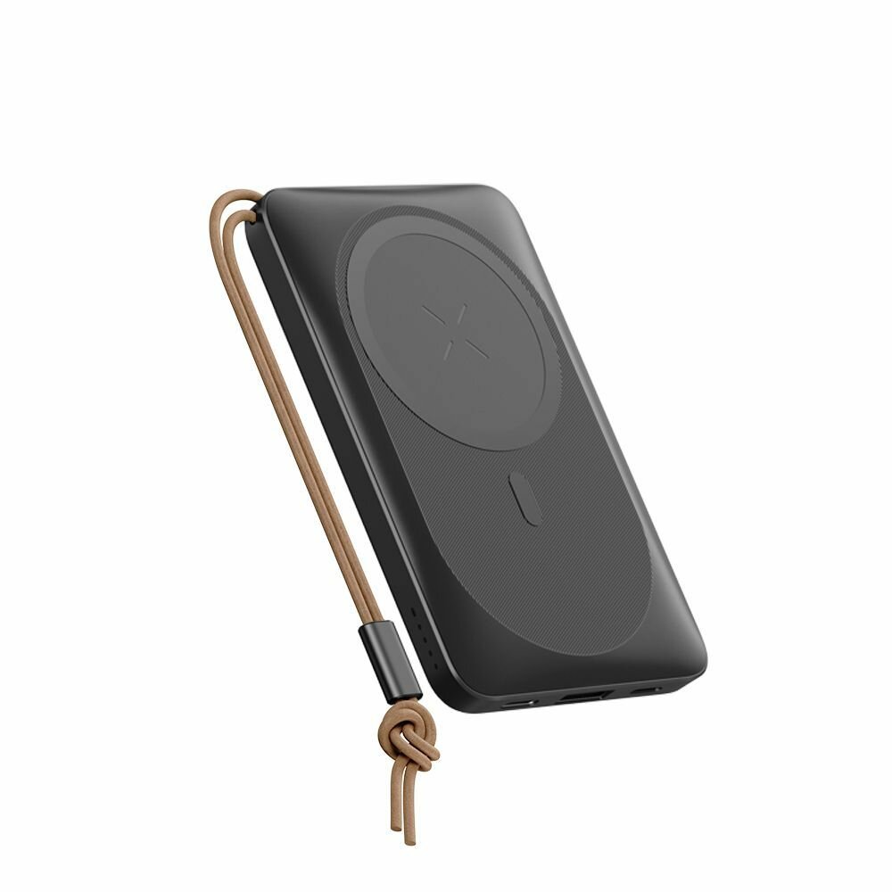 Внешний аккумулятор Xiaomi ROCK P89 20W Magnetic Wireless Power Bank 10000mAh белый