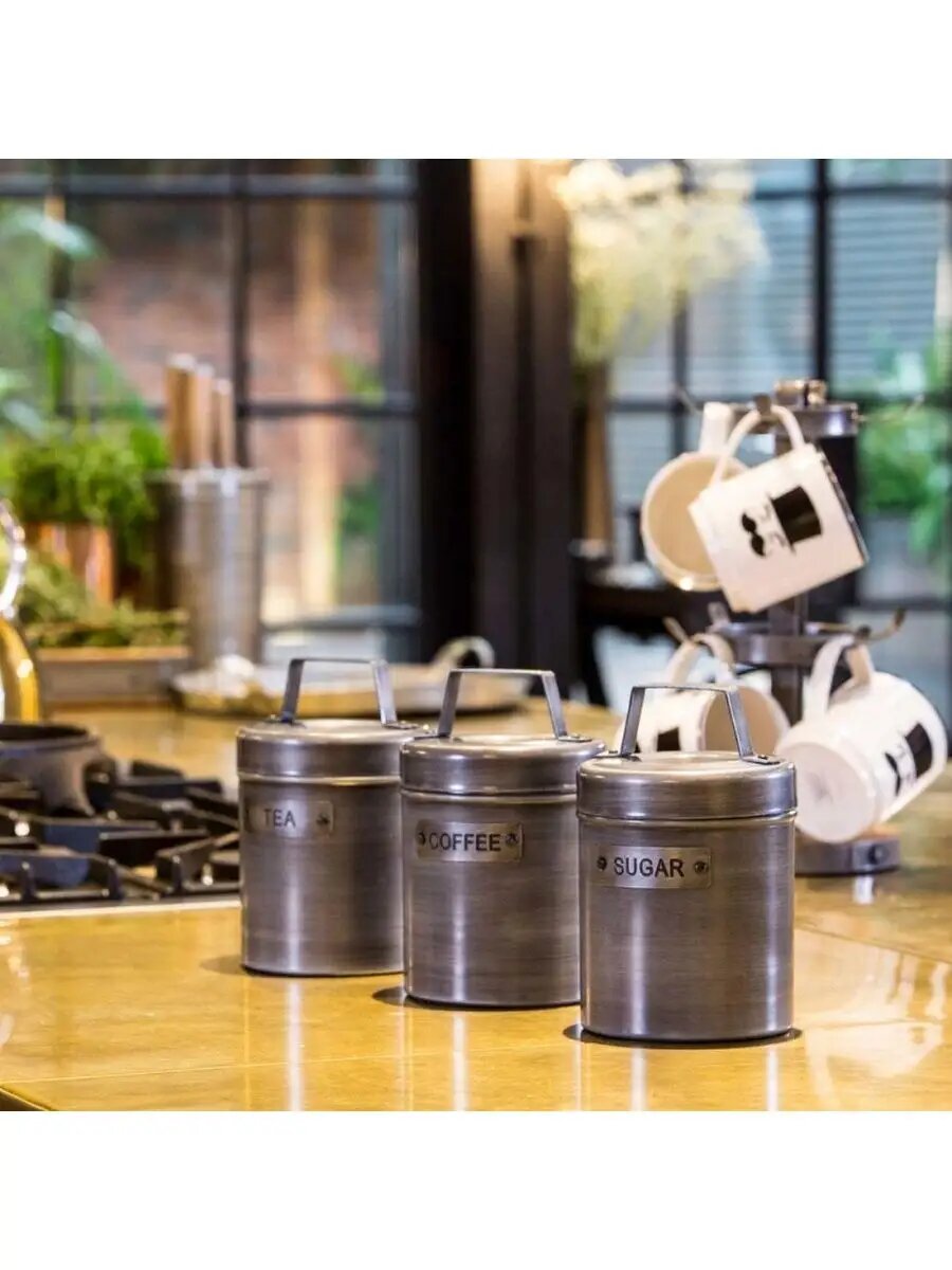 KitchenCraft Kitchen Craft Набор емкостей для хранения TEA COFFEE SUGAR, 3 шт.