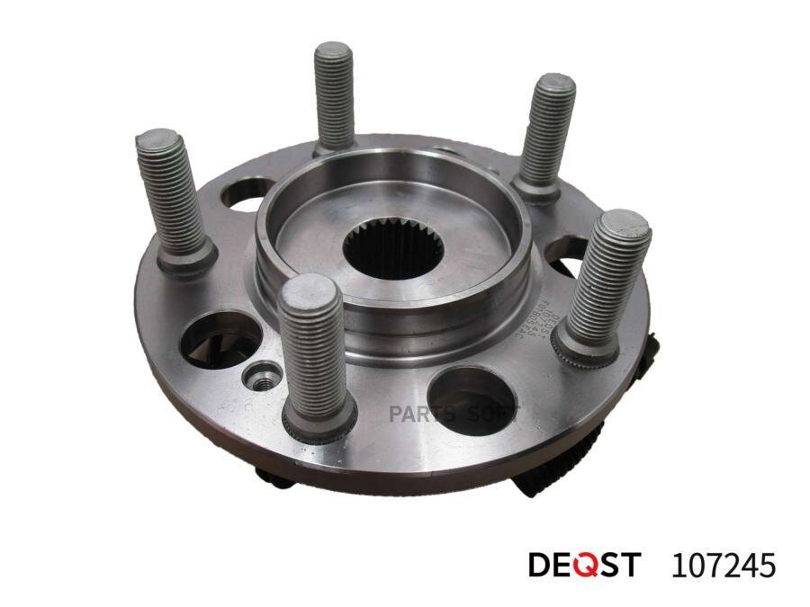 DEQST 107245 Ступица колеса в сборе с подшипником передняя SSANG YONG Ssang Yong Kyron 05,Rexton 02
