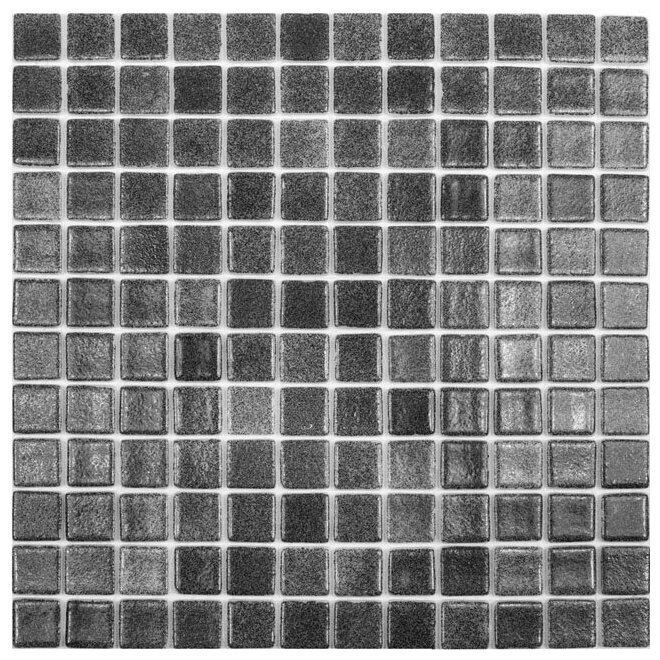 Vidrepur Плитка мозаика стеклянная 31,7х31,7х0,4 ANTISLIP (нескользящая), черная