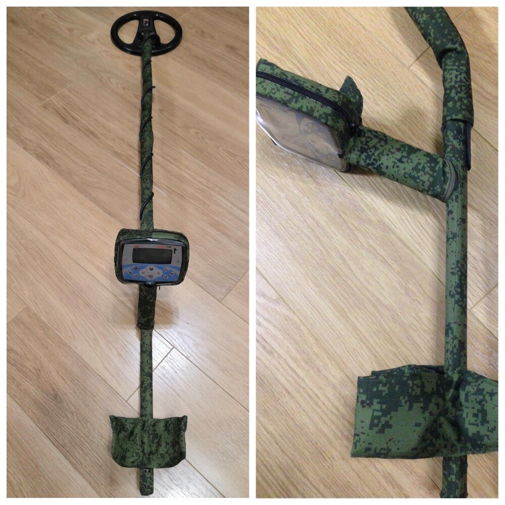 Комплект из 5-ти чехлов на мд Minelab X-Terra 305/505/705 (Расцветка ткани - "Пиксель")
