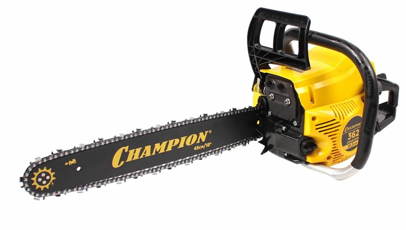 4665270182922 Бензопила CHAMPION 362-18"-0,325"-1,5-72 (2,6кВт, легкий старт, 5,2кг)