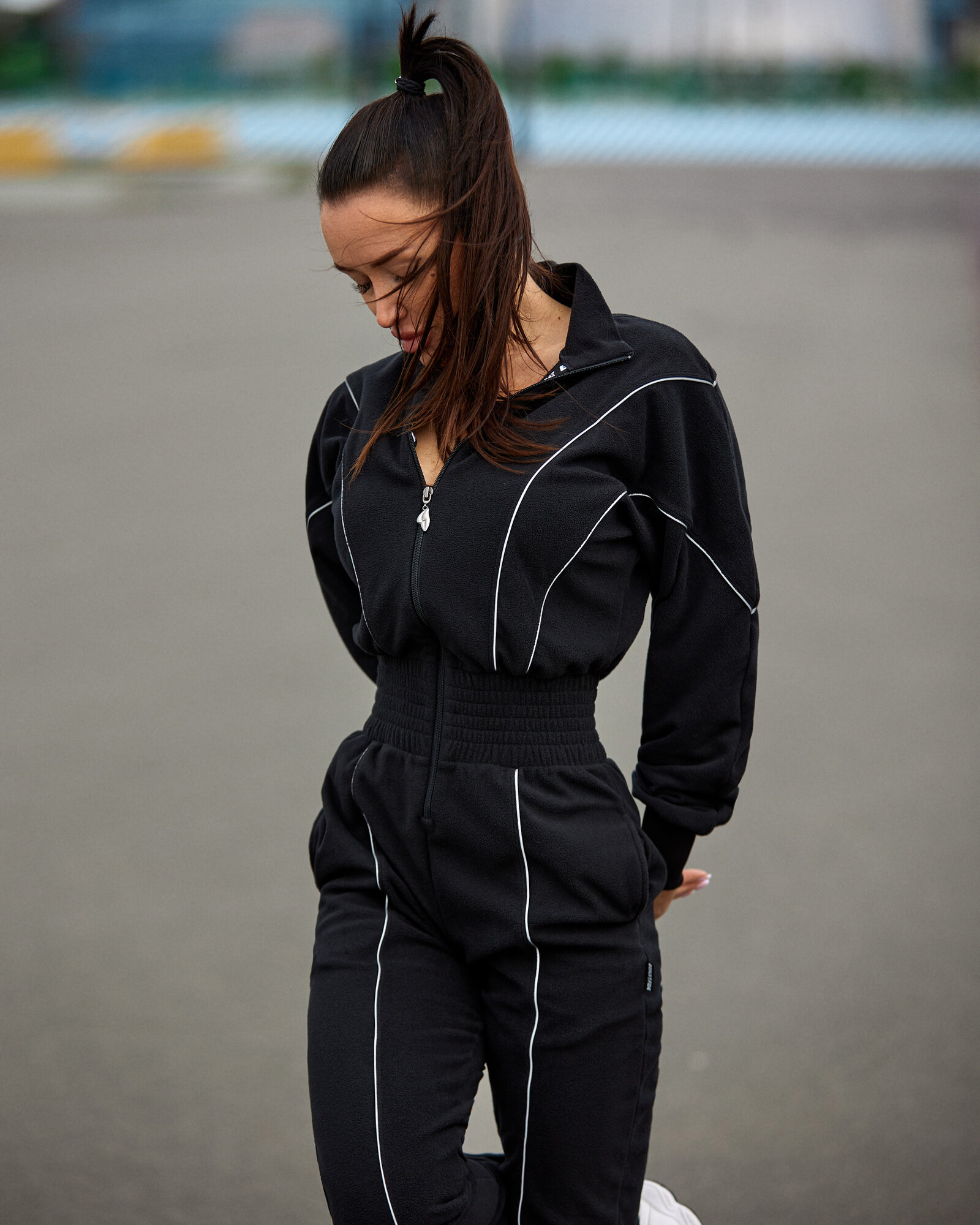 Комбинезон спортивный Bona Fide: Turbo "Neon Pink", L